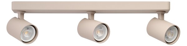 Prisadené bodové svietidlo Exo Beige béžové 3x 50 W