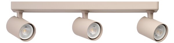 Prisadené bodové svietidlo Exo Beige béžové 3x 50 W