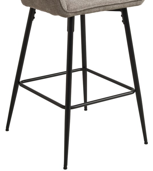 BAROVÁ STOLIČKA, čierna, taupe MID.YOU - Barový nábytok, Online Only