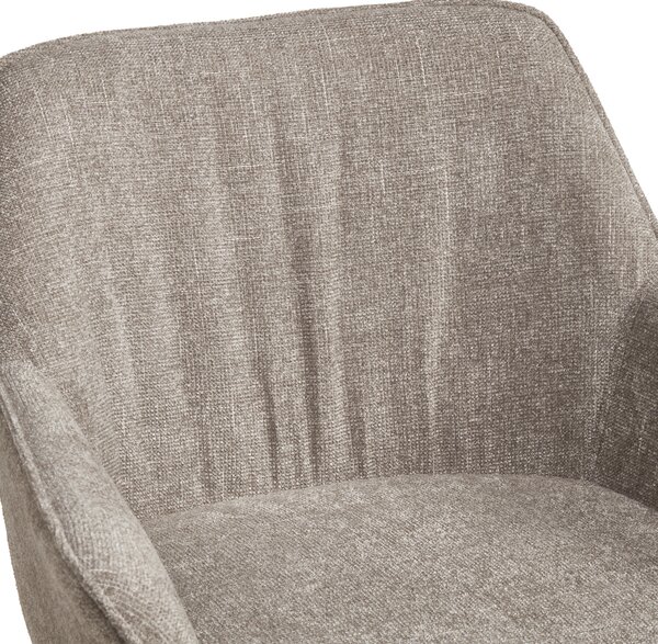 BAROVÁ STOLIČKA, čierna, taupe MID.YOU - Barový nábytok, Online Only