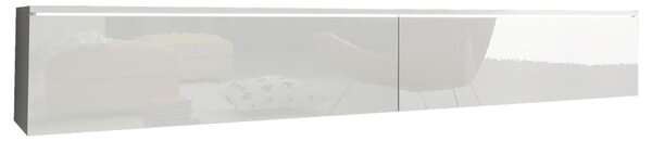 NÍZKA KOMODA, biela s vysokým leskom, 180/30/33 cm P & B - Online Only drobný nábytok, Online Only
