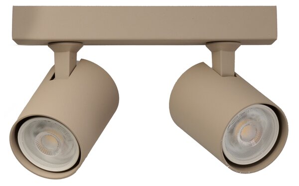 Prisadené bodové svietidlo Exo Line Beige béžové 2x 50 W