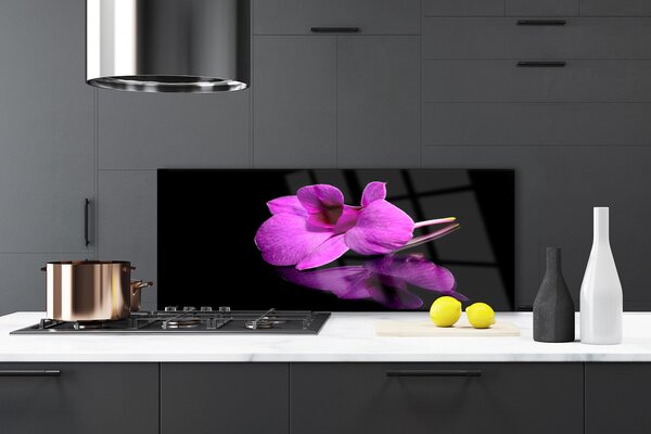 Sklenený obklad Do kuchyne Kvety mtvá príroda 125x50 cm