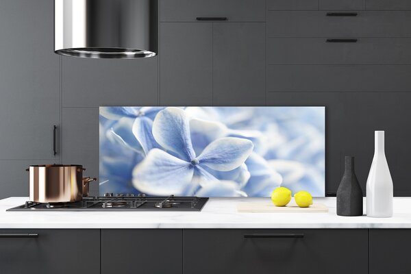 Sklenený obklad Do kuchyne Kvety plátky príroda 125x50 cm