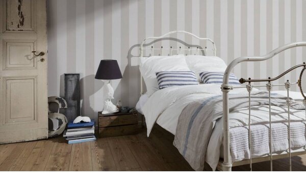 A.S. Création | Vliesová tapeta na stenu Simply Stripes 9483-42 | 0,53 x 10,05 m | hnedá, béžová