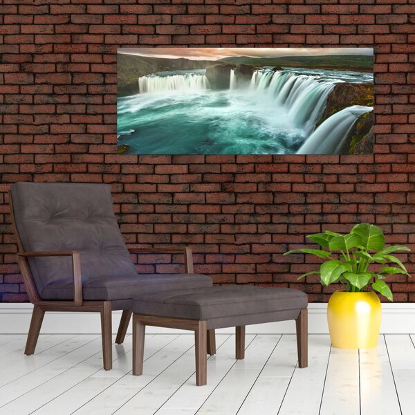 Obraz - Vodopády (120x50 cm)