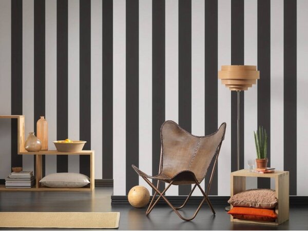 A.S. Création | Vliesová tapeta na stenu Elegance 3342-13 | 0,53 x 10,05 m | čierna, biela
