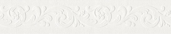 A.S. Création | Vinylová bordúra na stenu Only Borders 6396-15 | 13 cm x 5 m | biela