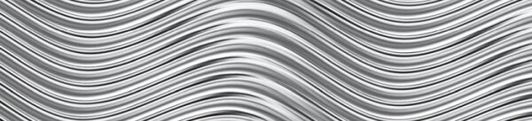 DIMEX | Fototapeta do kuchyne Strieborné vlny KI-260-103 | 260 x 60 cm | metalická, šedá
