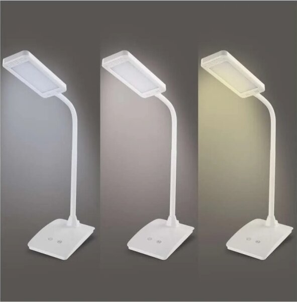 Stmievateľná LED stolová lampa EDDY LED/6W/230V 3000/4500/6800K biela