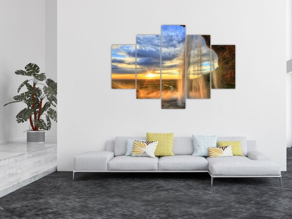 Obraz - Vodopád (150x105 cm)