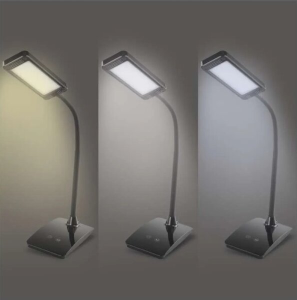 LED Stmievateľná stolová lampa EDDY LED/6W/230V 3000/4500/6800K čierna