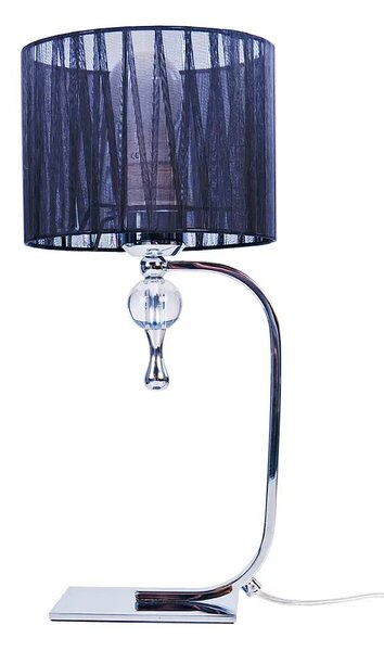 Retro stolová lampa Impress čierne – Čierna