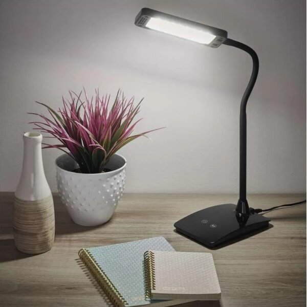 LED Stmievateľná stolová lampa EDDY LED/6W/230V 3000/4500/6800K čierna