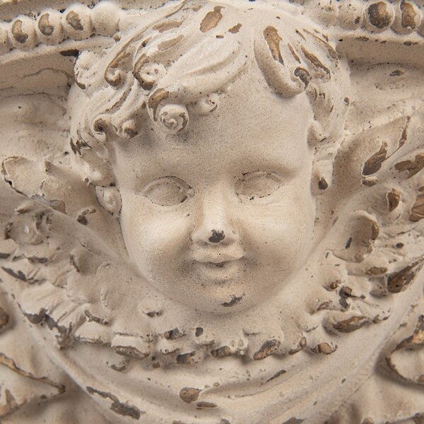 Béžový antik nástenný podstavec v barokovom štýle Baroque - 20*20*30 cm - Clayre & Eef