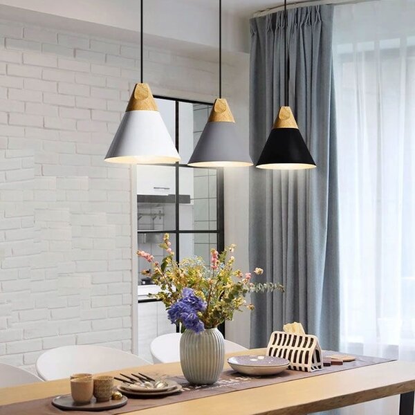 Dekorstudio Retro stropná lampa Loft Scandi A biela