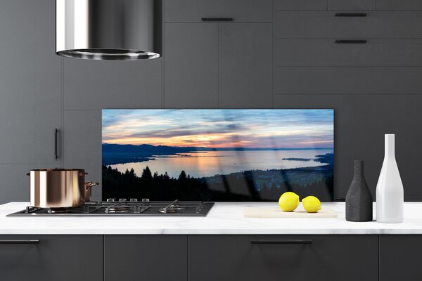 Sklenený obklad Do kuchyne Oceán pláž príroda 125x50 cm