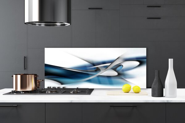 Sklenený obklad Do kuchyne Abstrakcia umenie 125x50 cm