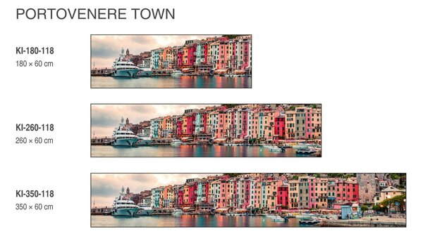DIMEX | Fototapeta do kuchyne Portovenere KI-180-118 | 180 x 60 cm | viacfarebná
