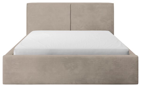 ČALÚNENÁ POSTEĽ, 140/200 cm, svetlohnedá P & B - Online Only spálne, Online Only