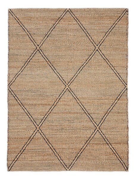 Ručne tkaný jutový koberec v prírodnej farbe 200x300 cm Vallalta – Kave Home