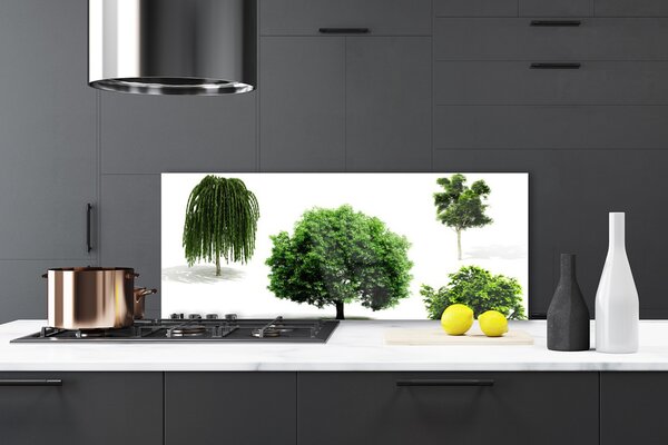 Sklenený obklad Do kuchyne Stromy príroda 125x50 cm