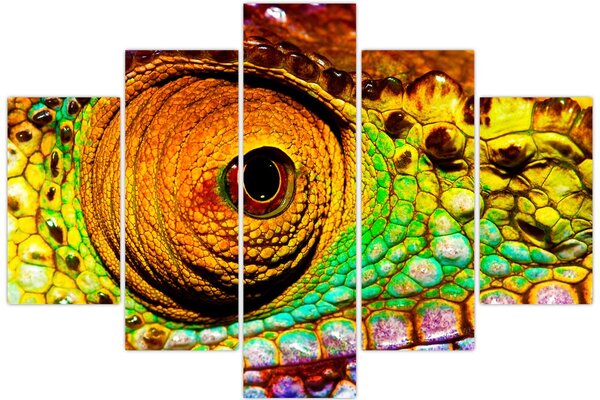 Obraz - Chameleon (150x105 cm)