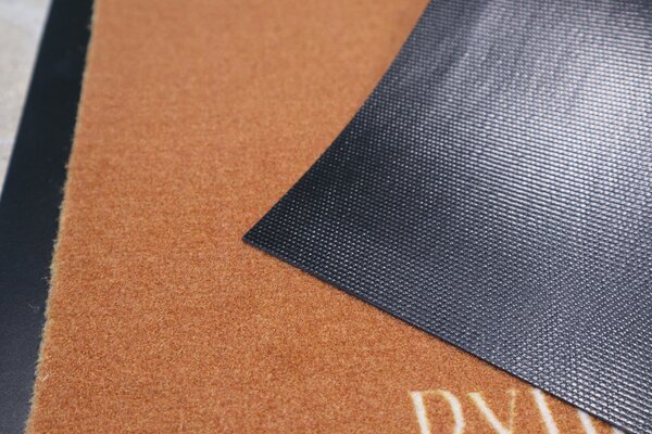 Mercury Flooring , TRHÁK: Rohožka Bývame u svojej mačky 40x60 cm, 40x60, oranžová