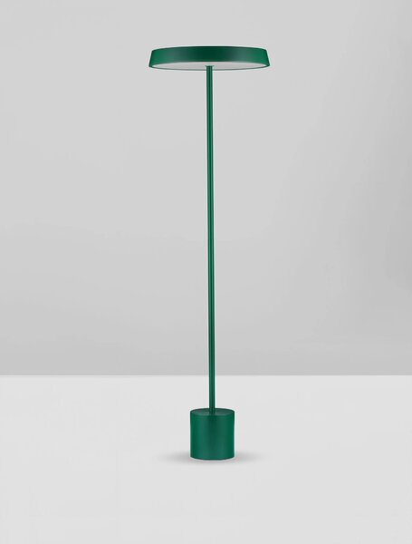 LED zeleno-čierna stojaca lampa Vetro