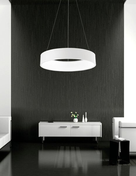 Moderný luster Rando 60 4000K biele – Biela
