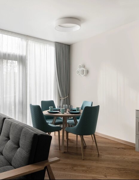 LED stropné svietidlo Rando 60 3000K biele – Biela
