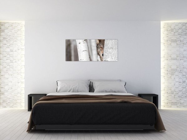 Obraz - Vlk (120x50 cm)