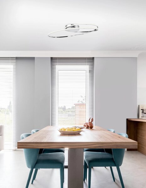 LED stropné svietidlo Viareggio 60 Chrome – Sivá