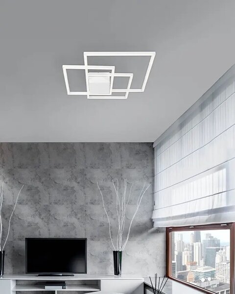 LED stropné svietidlo Bilbao 56 biele – Biela