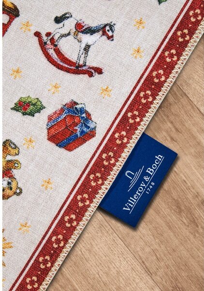 Červený koberec s vianočným motívom 50x80 cm Red Christmas – Villeroy&Boch