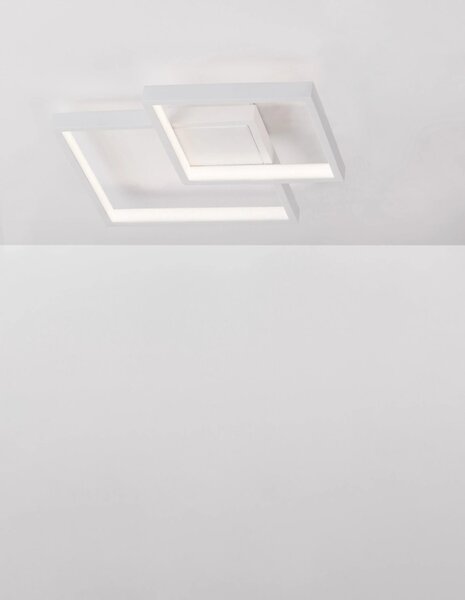 LED stropné svietidlo Bilbao 46 biele – Biela
