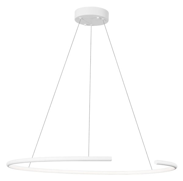 LED luster Breda 70 biele – Biela
