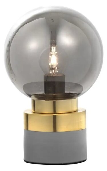 Rustikálna stolová lampa Juliet – Zlatá