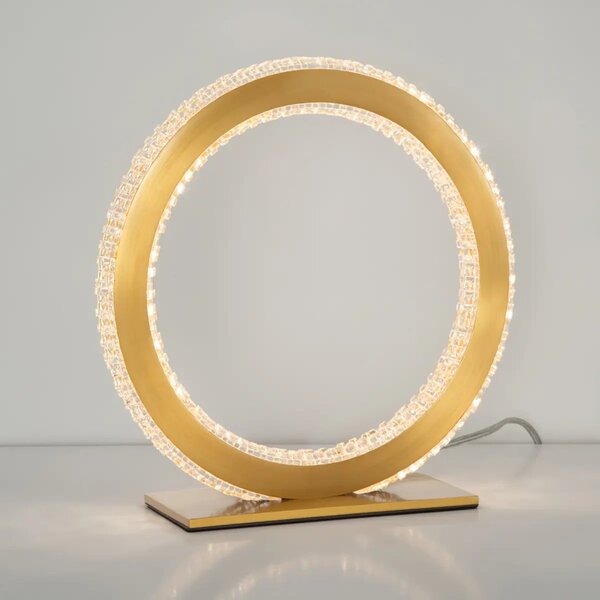 LED stolová lampa Cilion – Zlatá