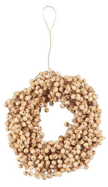 Korálkový venček Wooden Beads Ø 13,5 cm