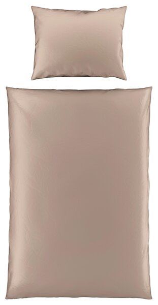 POSTEĽNÁ BIELIZEŇ satén taupe 140/200 cm Novel - Obliečky & plachty