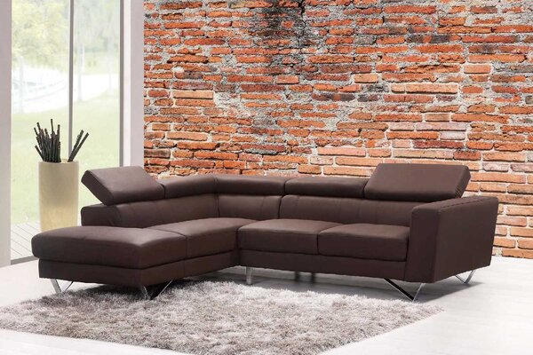DIMEX | Vliesové fototapety na stenu Červené murivo MS-5-2692 | 375 x 250 cm | červená
