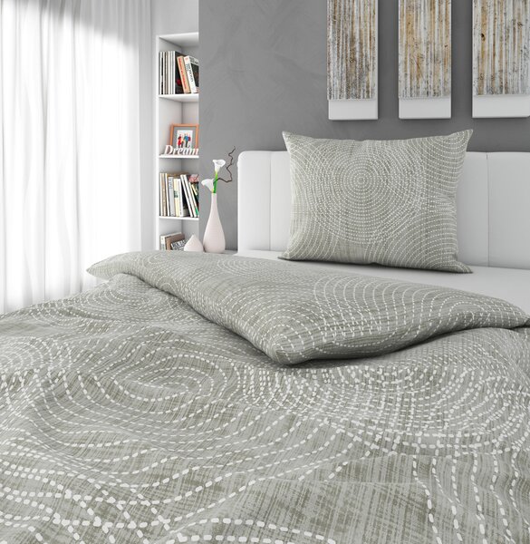 POSTEĽNÁ BIELIZEŇ, satén, taupe, 140/200 cm Novel - Obliečky & plachty