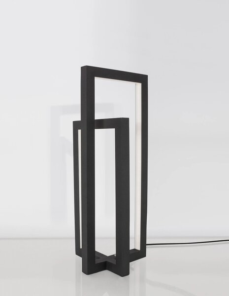 LED stolová lampa Zesiro – Čierna