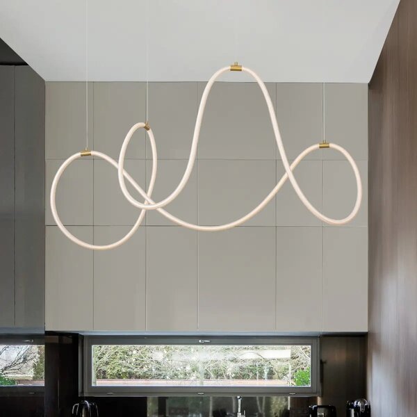 LED luster Cerelia 150 zlaté – Zlatá