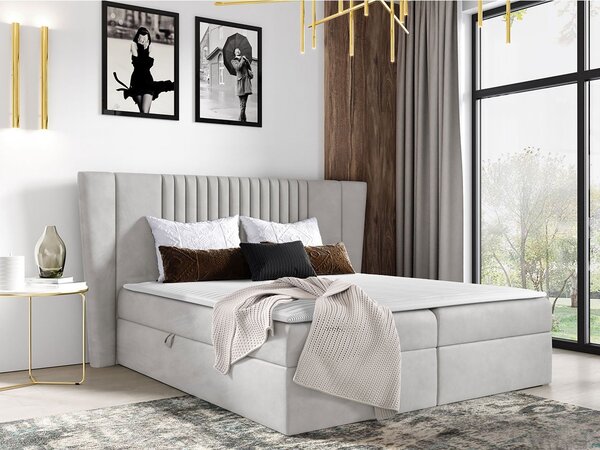 Mirjan24 Kontinentálna posteľ Erneltto, Rozmer postele: 180x200, Dostupné poťahy: Magic Velvet 2239 5903211182600