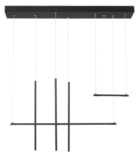 LED luster Elettra 110 čierne – Čierna