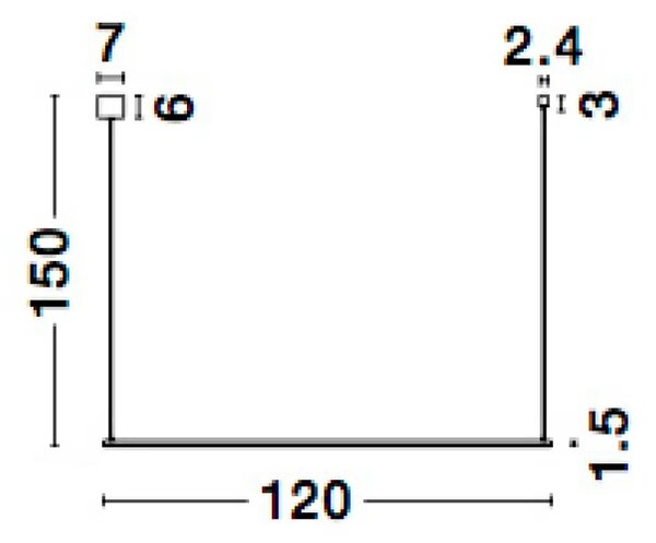 LED luster Elettra 120 zlaté – Zlatá