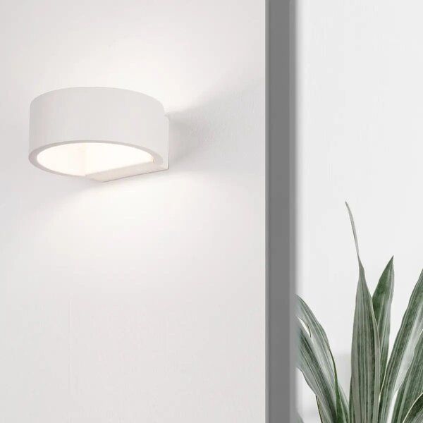 LED nástenné svietidlo Enna – Biela