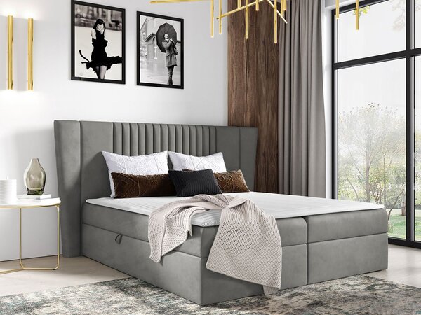 Mirjan24 Kontinentálna posteľ Erneltto, Rozmer postele: 180x200, Dostupné poťahy: Magic Velvet 2239 5903211182600